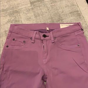 Violet jeans